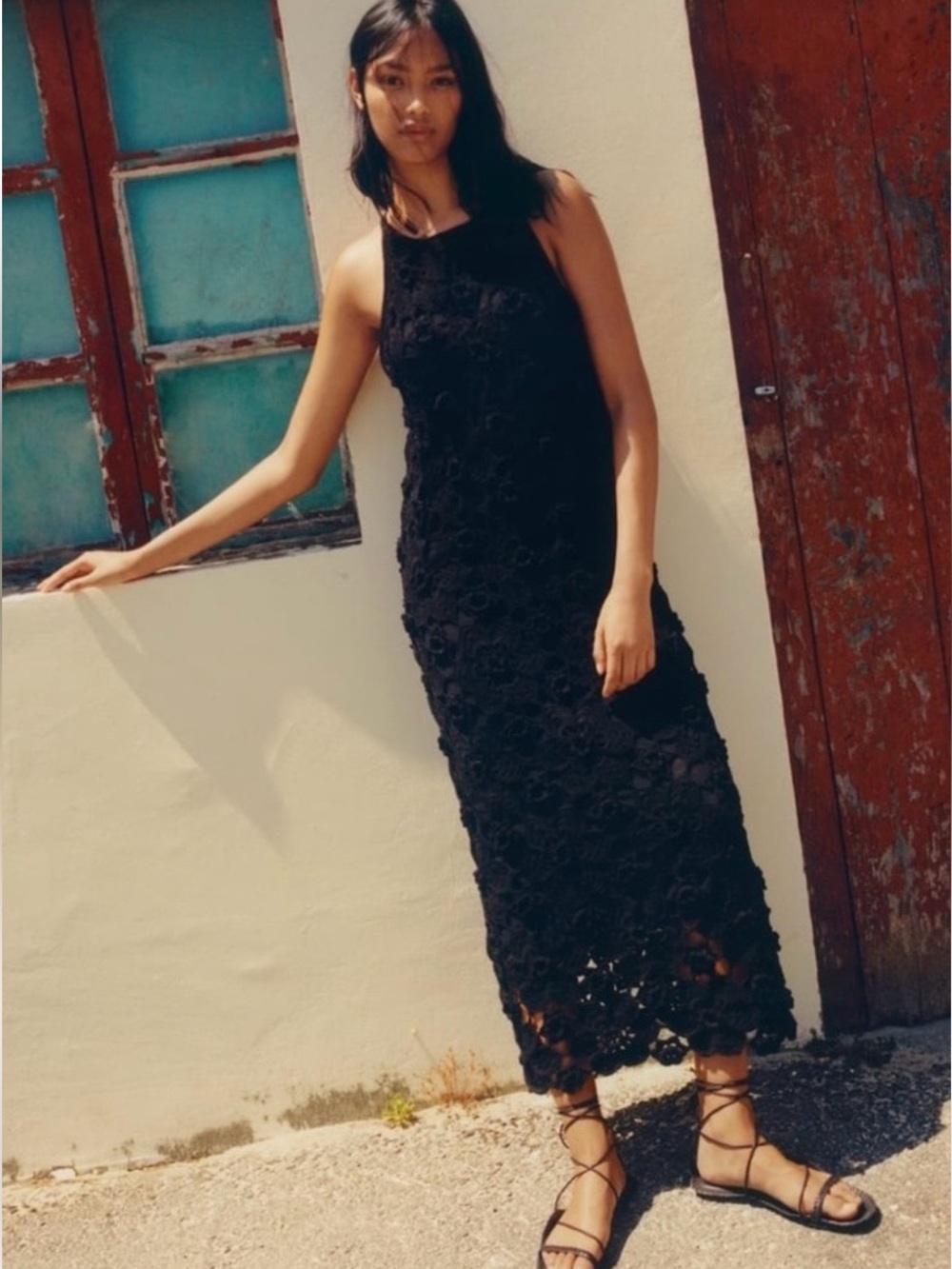 NEW Zara Crochet Knit Dress XS/S
